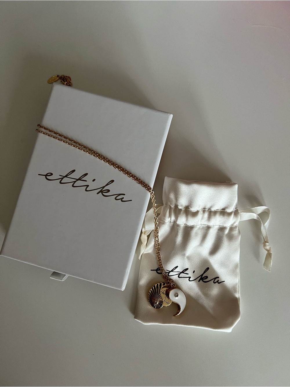 Ettika YinYang Pendant Necklace